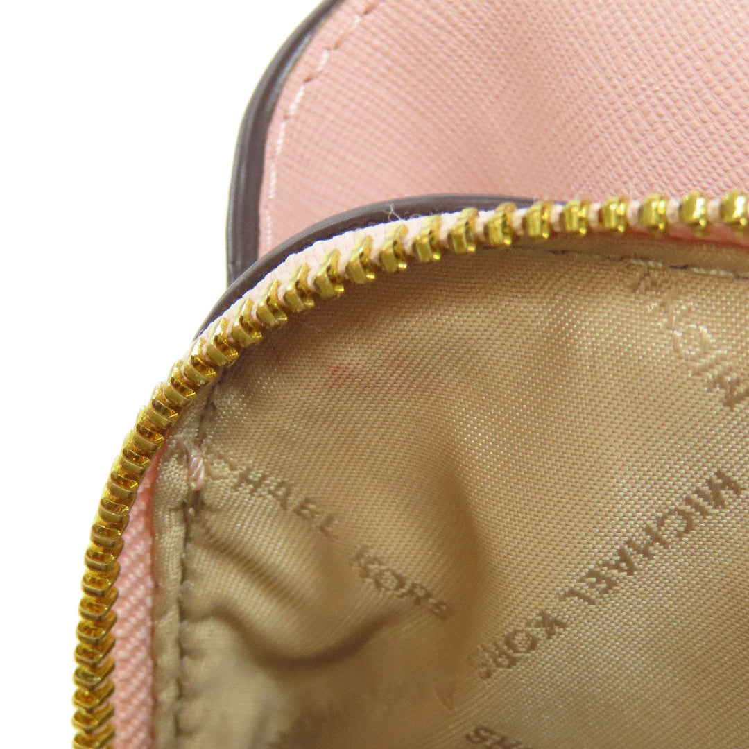 MICHAEL KORS Handbag PVC pink MK Signature 2WAY Women Used Authentic