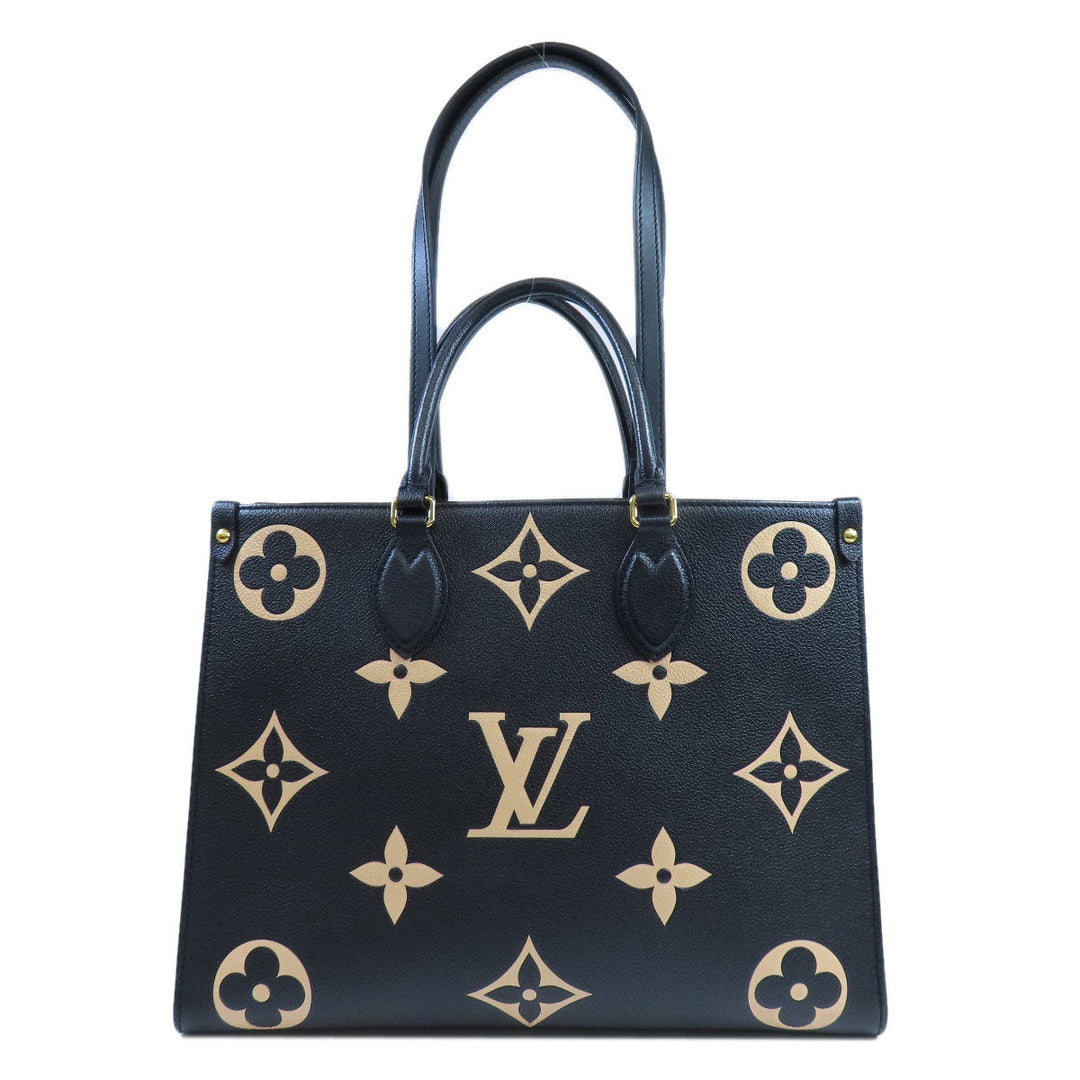 LOUIS VUITTON Tote Bag M45495 Ann Platt black On the Go MM Women Used Authentic