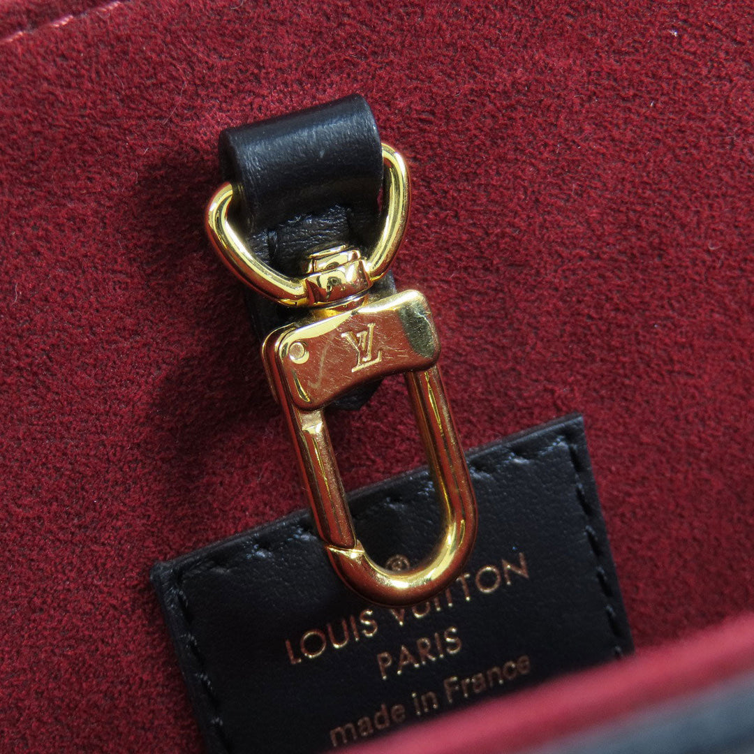 LOUIS VUITTON Tote Bag M45495 Ann Platt black On the Go MM Women Used Authentic