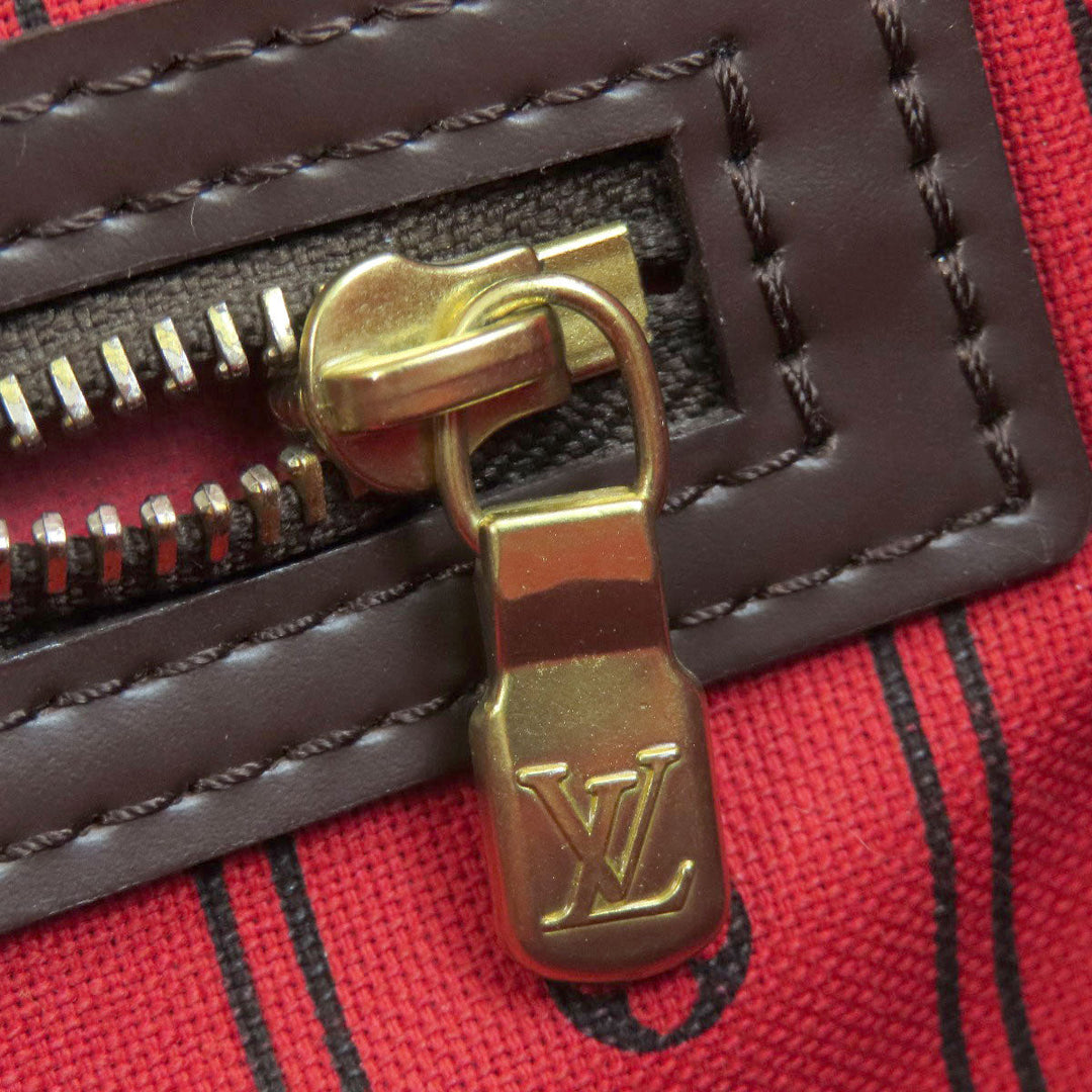 LOUIS VUITTON Tote Bag N51109 Damier canvas Brown Neverfull PM (old) Women Used Authentic