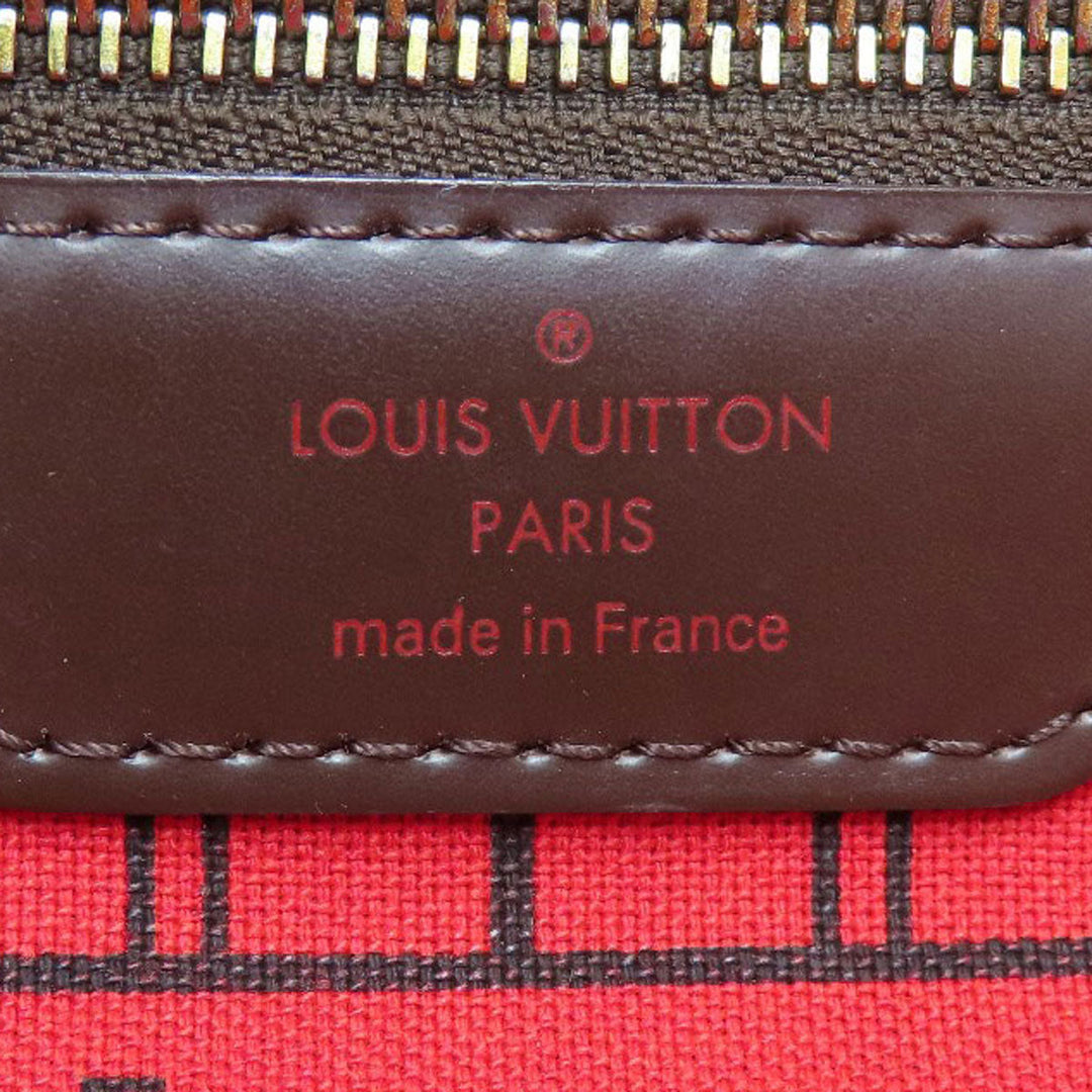 LOUIS VUITTON Tote Bag N51109 Damier canvas Brown Neverfull PM (old) Women Used Authentic