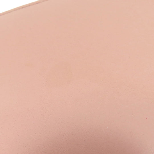 GUCCI Long Wallet Purse 453158 leather pink logo Women Used Authentic