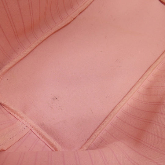 LOUIS VUITTON Tote Bag N41603 Damier canvas Brown Neverfull MM Women Used Authentic