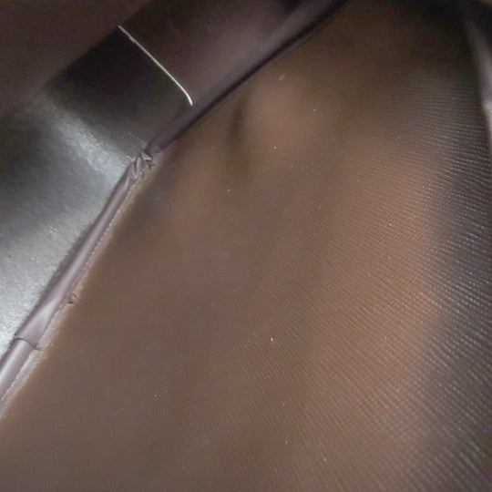 BURBERRY Shoulder Bag canvas Brown Check Pattern Women Used Authentic