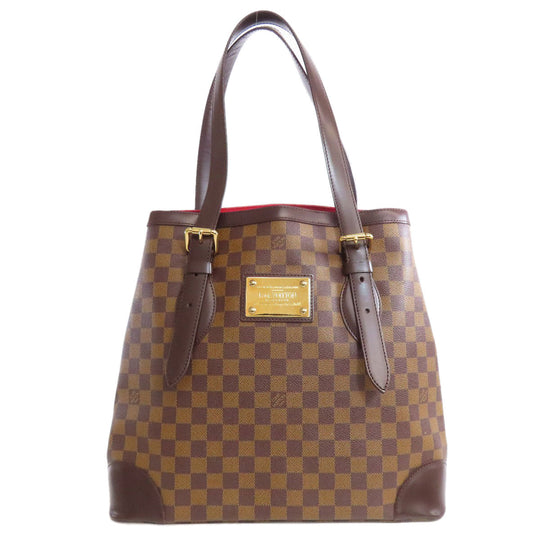 LOUIS VUITTON Tote Bag N51203 Damier canvas Brown HamsteadGM