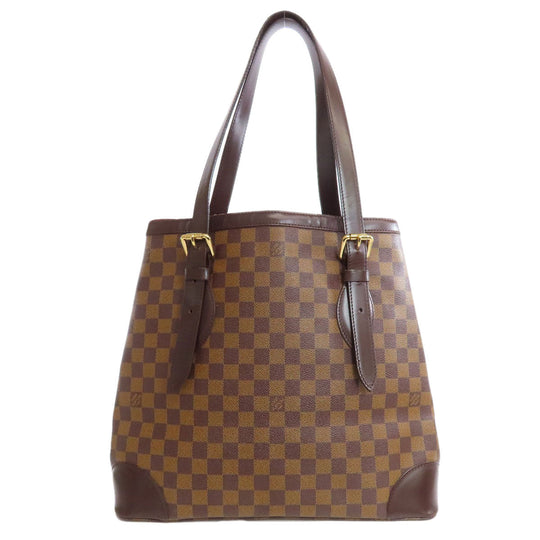 LOUIS VUITTON Tote Bag N51203 Damier canvas Brown HamsteadGM