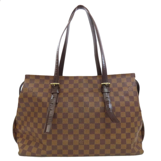 LOUIS VUITTON Tote Bag N51119 Damier canvas Brown Chelsea Women Used Authentic