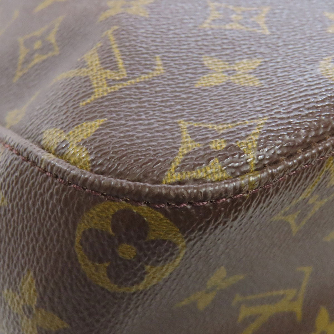 LOUIS VUITTON Tote Bag M51145 Monogram canvas Brown LoopingGM Women Used Authentic