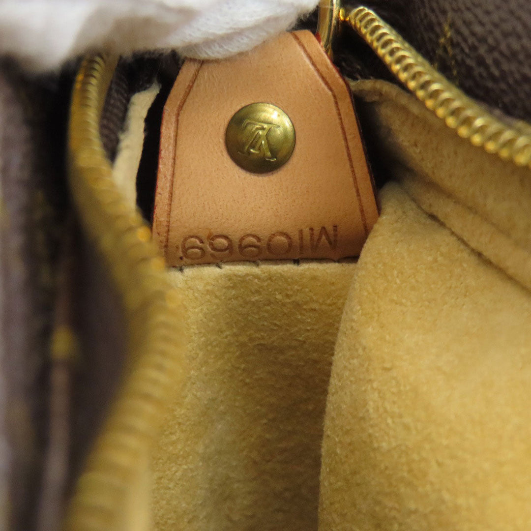 LOUIS VUITTON Tote Bag M51145 Monogram canvas Brown LoopingGM Women Used Authentic