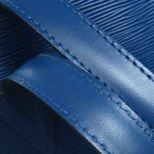 LOUIS VUITTON Tote Bag M52265 Epi blue Sun jack shopping Women Used Authentic