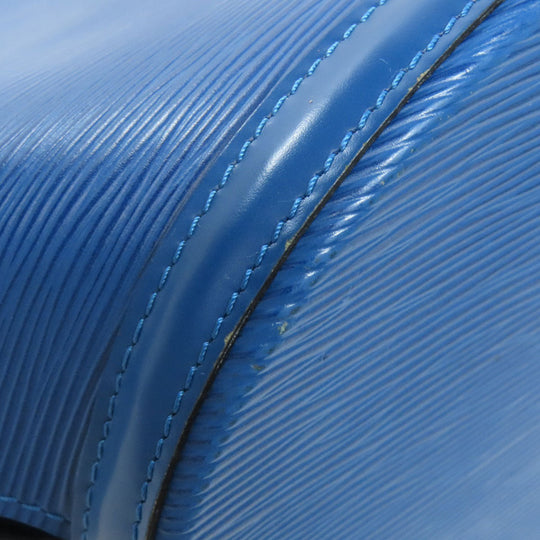 LOUIS VUITTON Tote Bag M52265 Epi blue Sun jack shopping Women Used Authentic