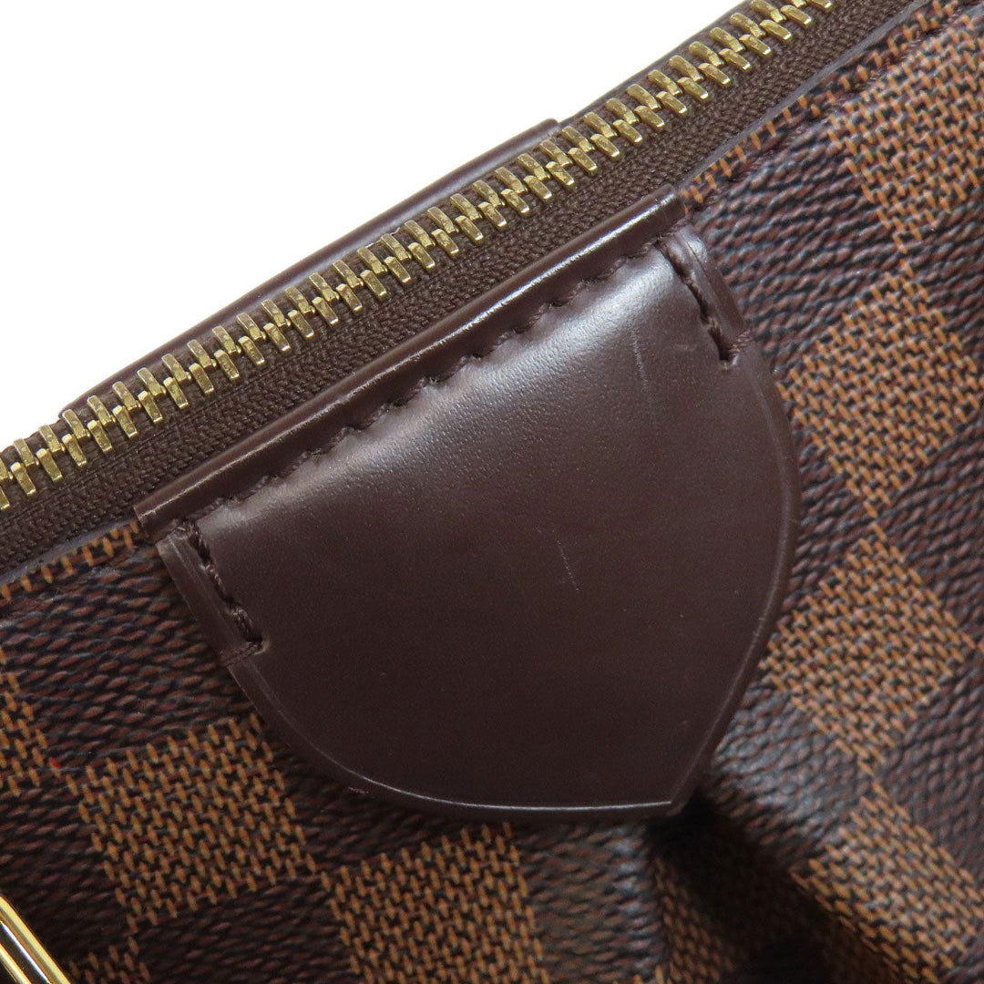 LOUIS VUITTON Tote Bag N41545 Damier canvas Brown Siena PM Women Used Authentic