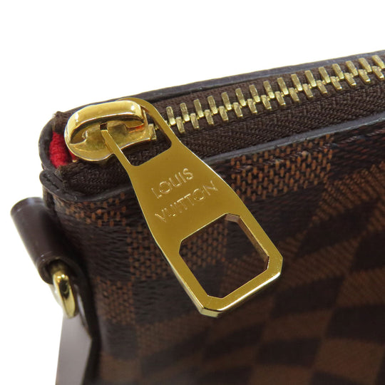 LOUIS VUITTON Tote Bag N41545 Damier canvas Brown Siena PM Women Used Authentic