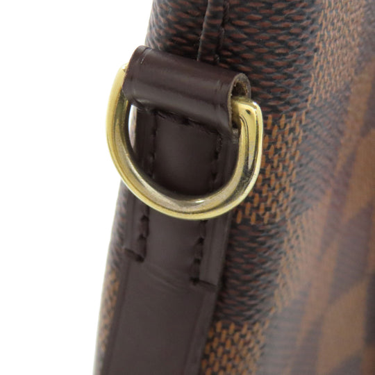 LOUIS VUITTON Tote Bag N41545 Damier canvas Brown Siena PM Women Used Authentic