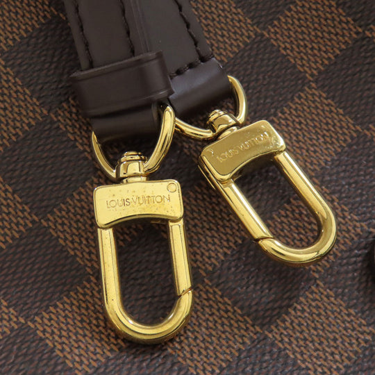 LOUIS VUITTON Tote Bag N41545 Damier canvas Brown Siena PM Women Used Authentic