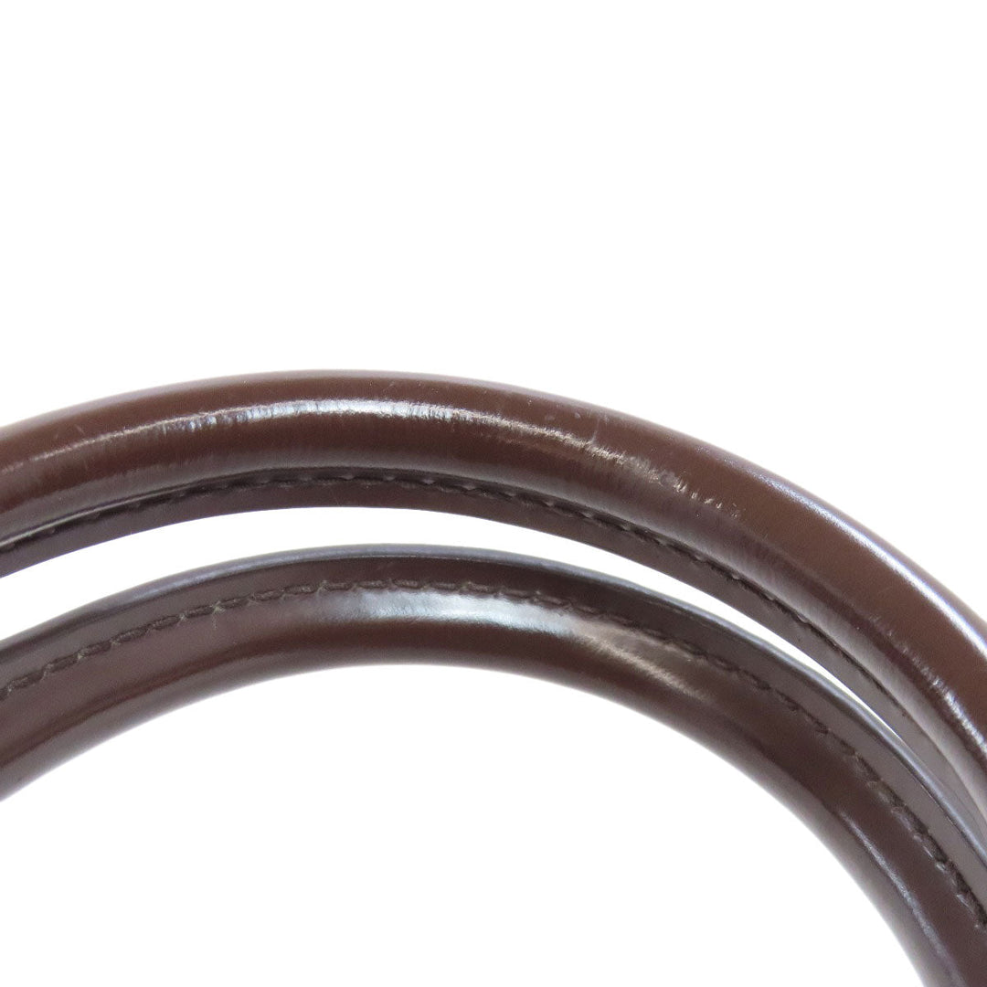 LOUIS VUITTON Tote Bag N41545 Damier canvas Brown Siena PM Women Used Authentic