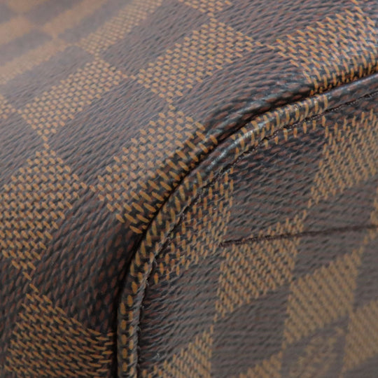 LOUIS VUITTON Tote Bag N41545 Damier canvas Brown Siena PM Women Used Authentic