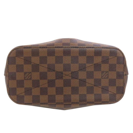 LOUIS VUITTON Tote Bag N41545 Damier canvas Brown Siena PM Women Used Authentic