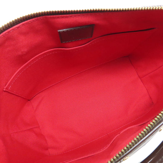 LOUIS VUITTON Tote Bag N41545 Damier canvas Brown Siena PM Women Used Authentic