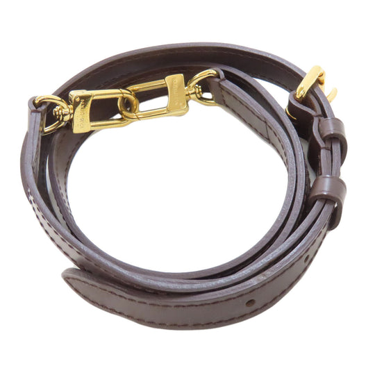 LOUIS VUITTON Tote Bag N41545 Damier canvas Brown Siena PM Women Used Authentic