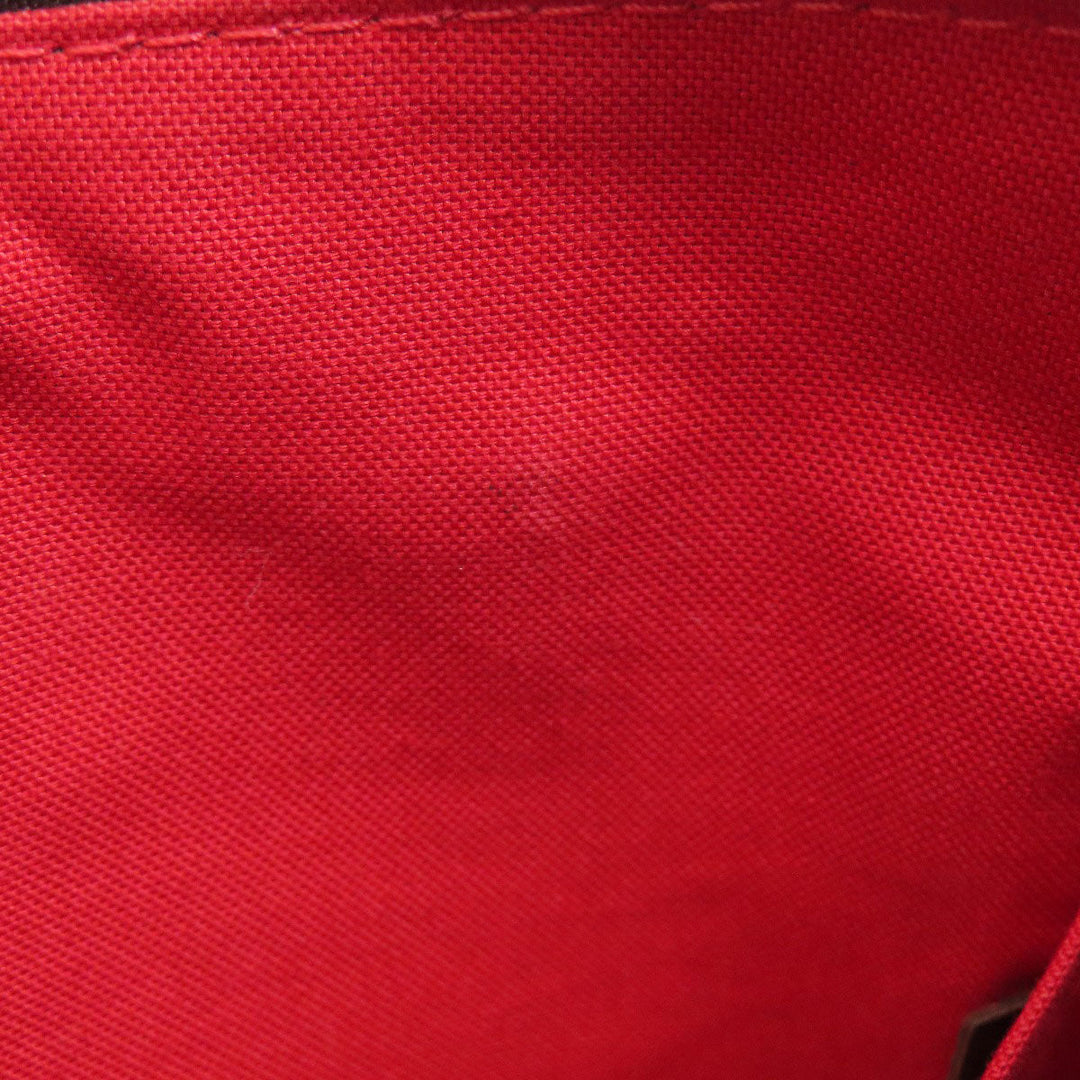 LOUIS VUITTON Tote Bag N41545 Damier canvas Brown Siena PM Women Used Authentic