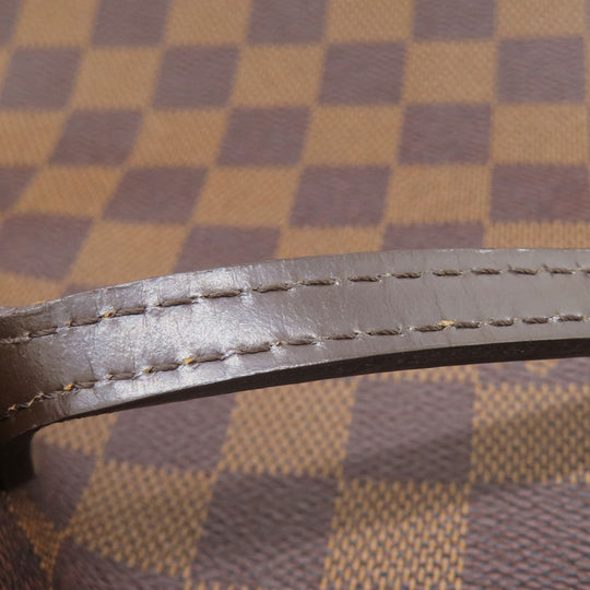 LOUIS VUITTON Tote Bag N51105 Damier canvas Brown Neverfull MM Old Women Used Authentic