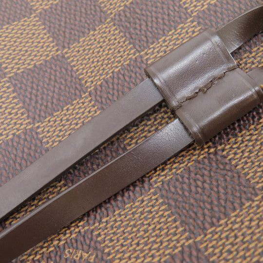 LOUIS VUITTON Tote Bag N51105 Damier canvas Brown Neverfull MM Old Women Used Authentic