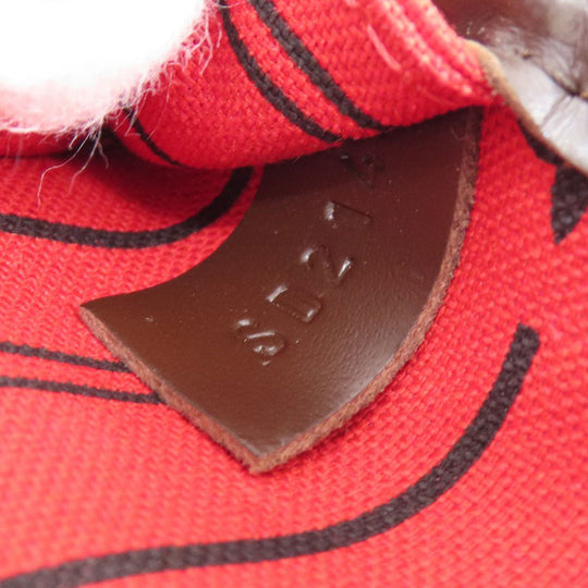 LOUIS VUITTON Tote Bag N51105 Damier canvas Brown Neverfull MM Old Women Used Authentic