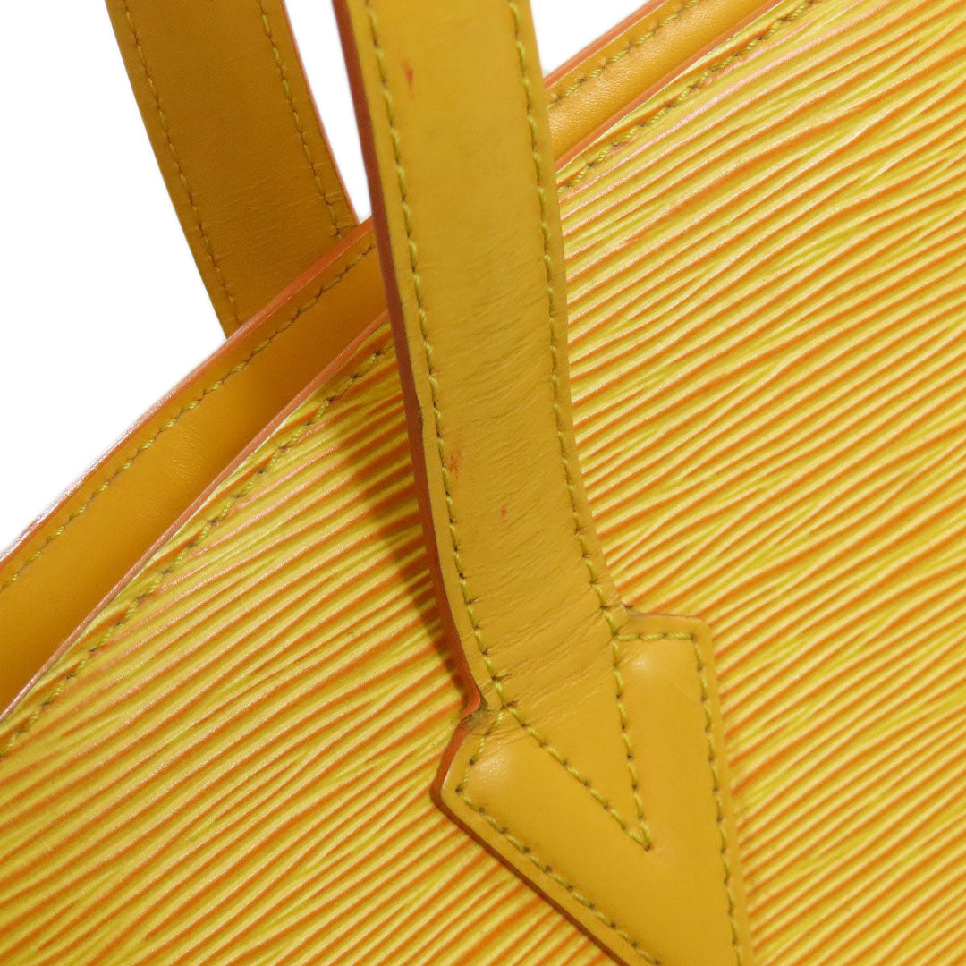 LOUIS VUITTON Tote Bag M52269 Epi yellow Sun jack shopping Women Used Authentic