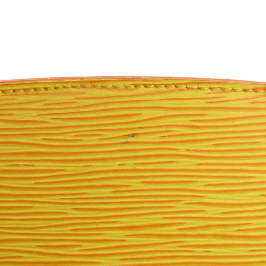 LOUIS VUITTON Tote Bag M52269 Epi yellow Sun jack shopping Women Used Authentic