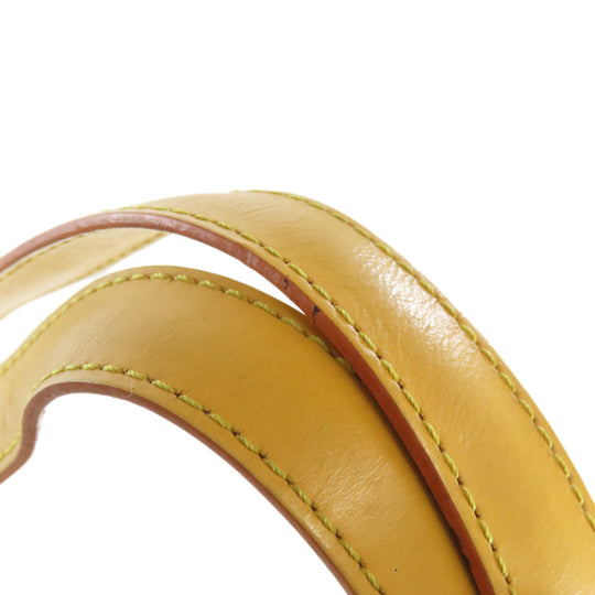 LOUIS VUITTON Tote Bag M52269 Epi yellow Sun jack shopping Women Used Authentic