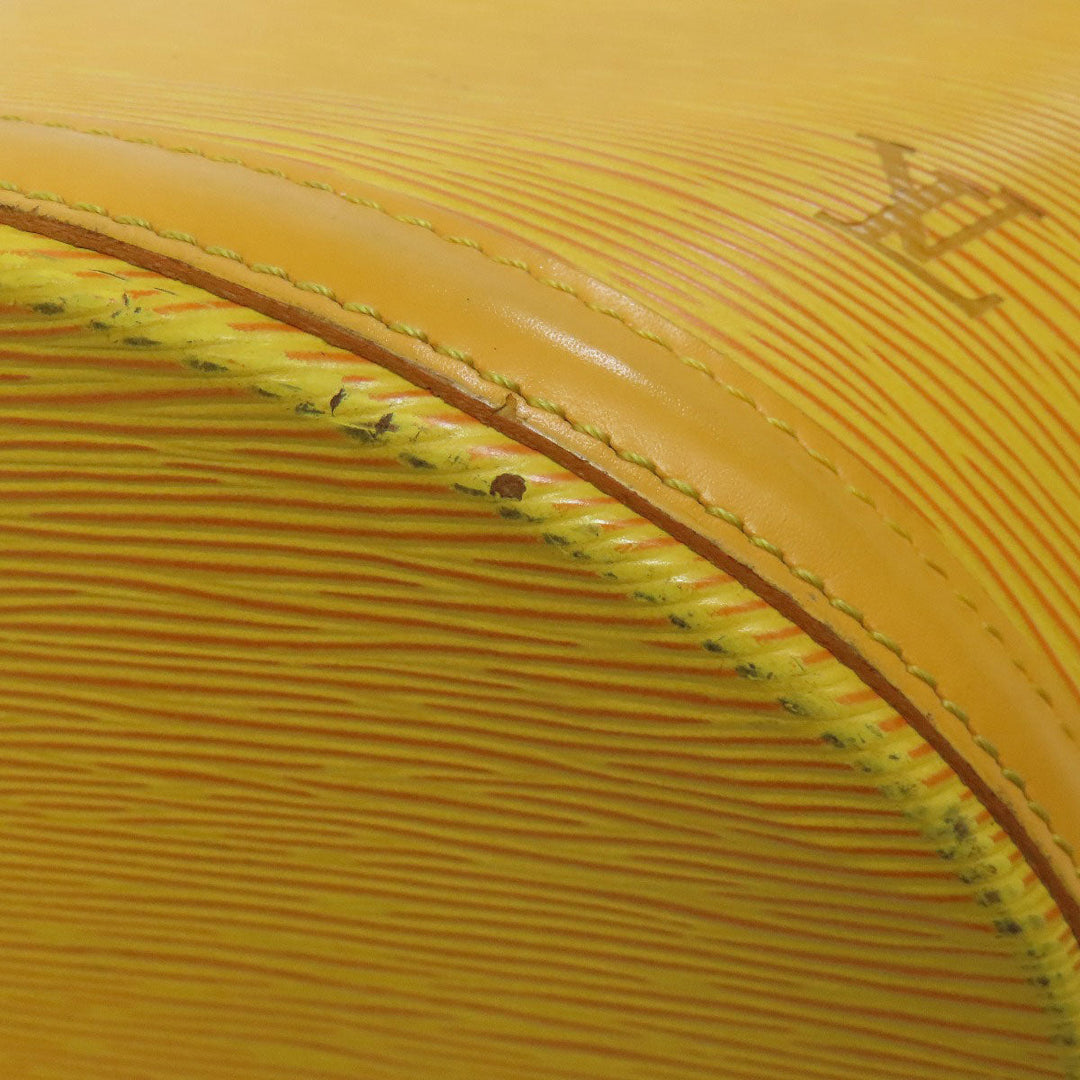 LOUIS VUITTON Tote Bag M52269 Epi yellow Sun jack shopping Women Used Authentic