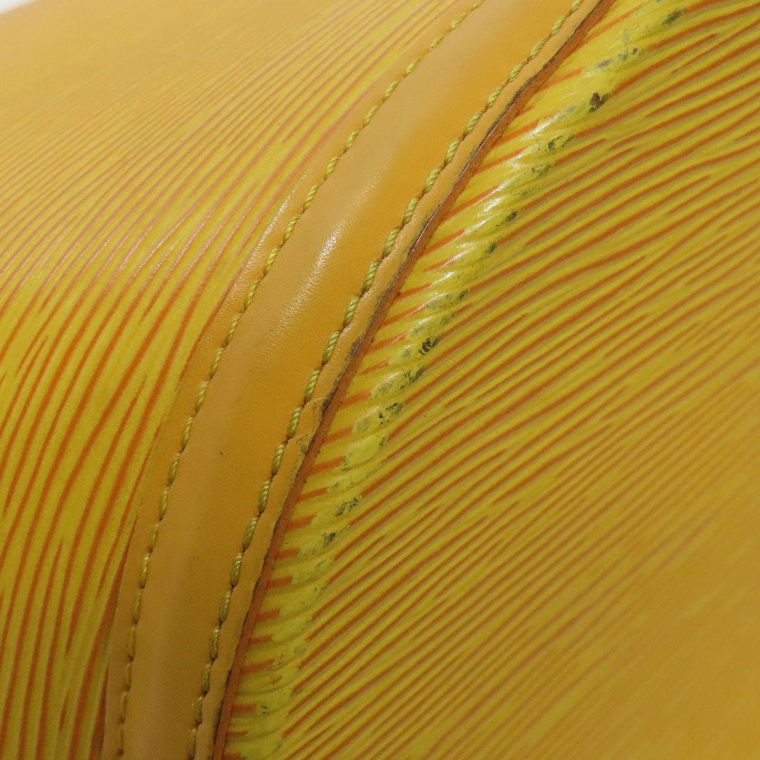 LOUIS VUITTON Tote Bag M52269 Epi yellow Sun jack shopping Women Used Authentic