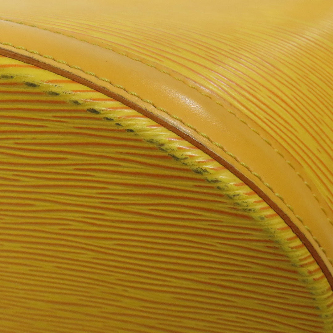 LOUIS VUITTON Tote Bag M52269 Epi yellow Sun jack shopping Women Used Authentic