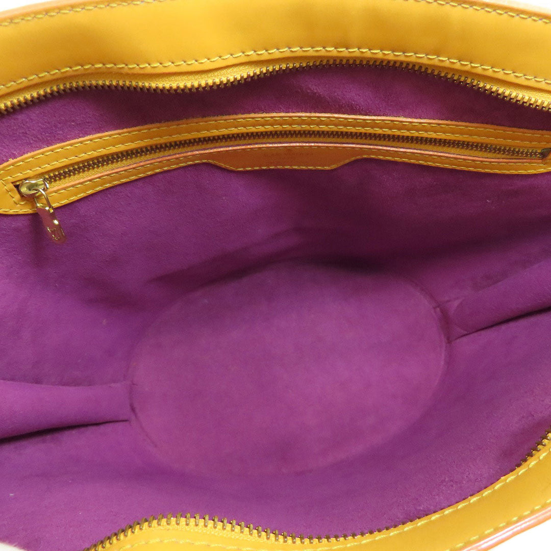 LOUIS VUITTON Tote Bag M52269 Epi yellow Sun jack shopping Women Used Authentic