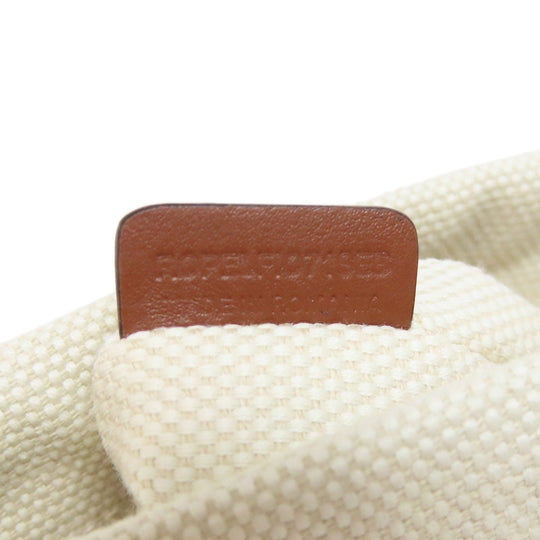 BURBERRY Shoulder Bag canvas beige Pochette Women Used Authentic