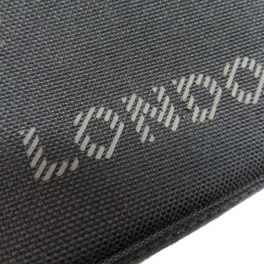 BURBERRY Shoulder Bag canvas black logo Women Used Authentic