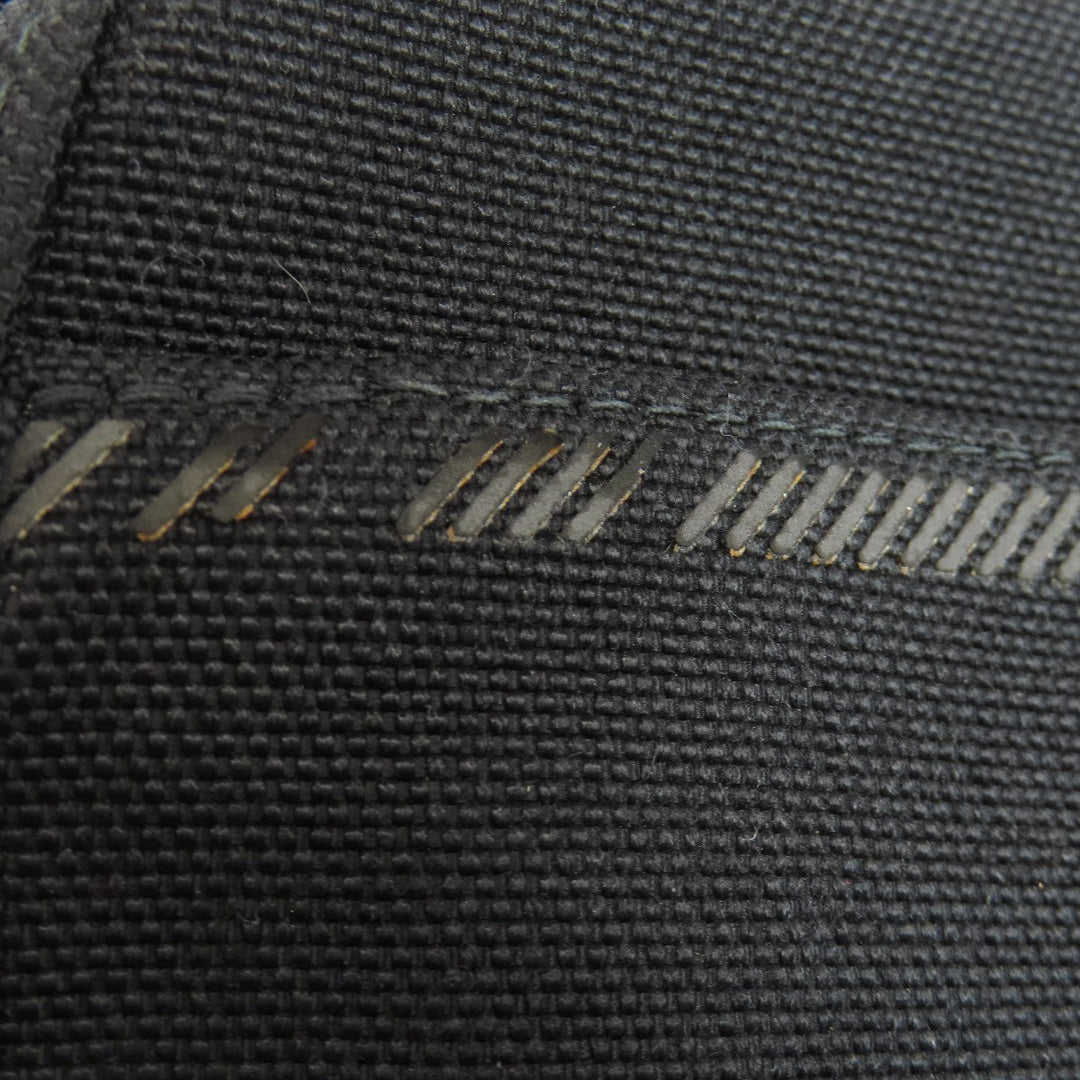 BURBERRY Shoulder Bag canvas black logo Women Used Authentic