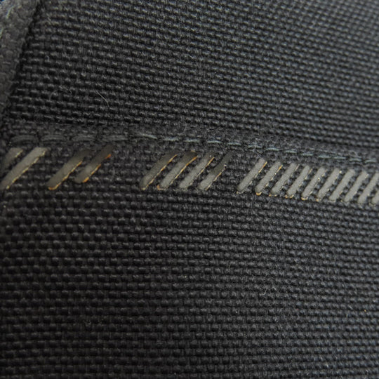 BURBERRY Shoulder Bag canvas black logo Women Used Authentic