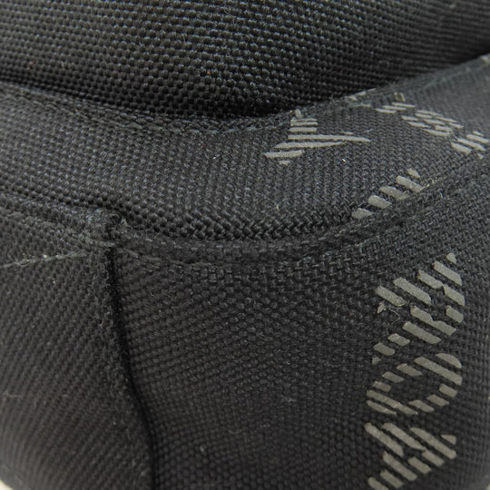 BURBERRY Shoulder Bag canvas black logo Women Used Authentic