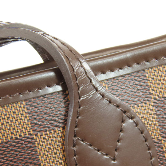 LOUIS VUITTON Tote Bag N41358 Damier canvas Brown Neverfull MM