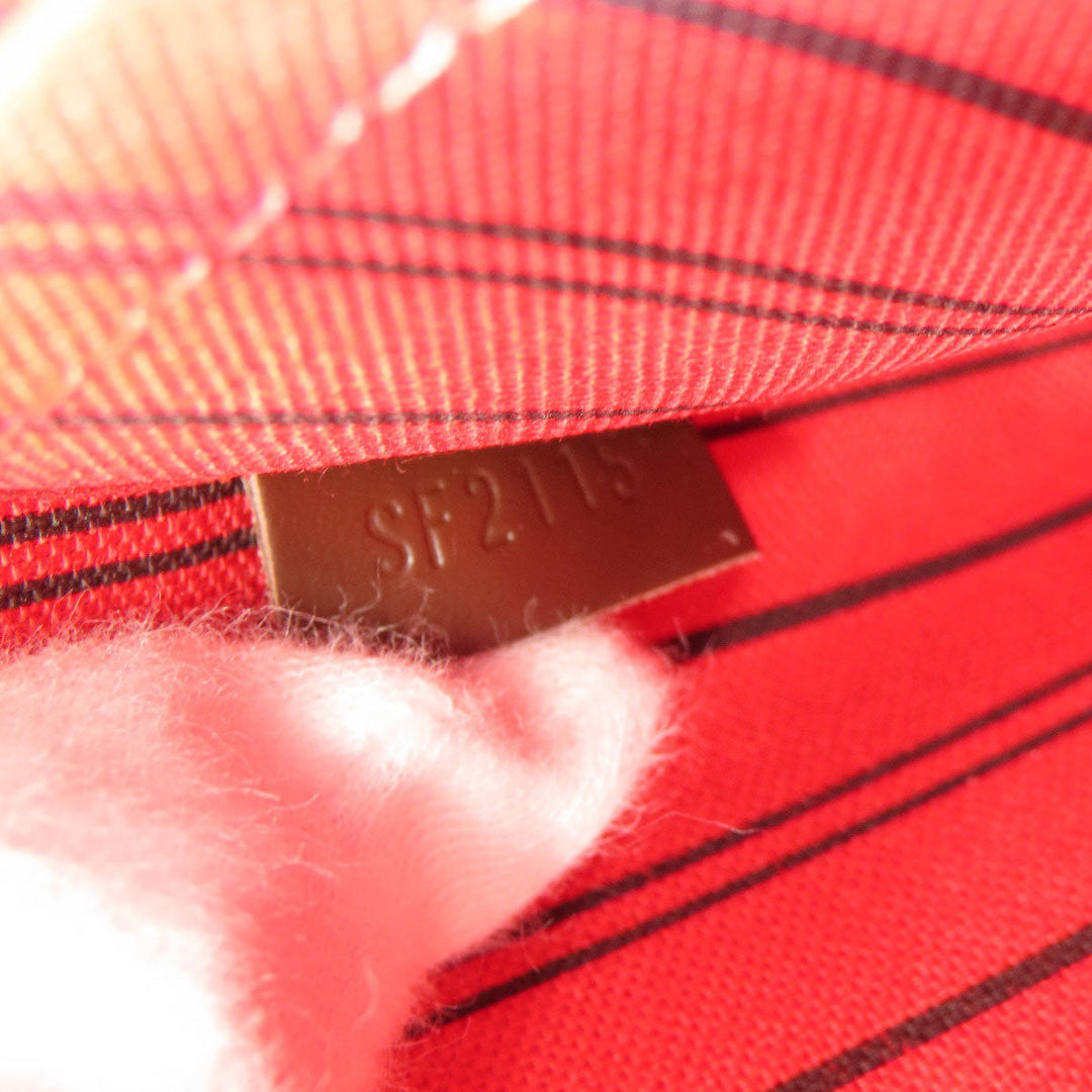 LOUIS VUITTON Tote Bag N41358 Damier canvas Brown Neverfull MM