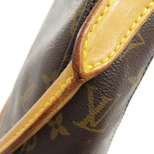 LOUIS VUITTON Tote Bag M51145 Monogram canvas Brown LoopingGM Women Used Authentic