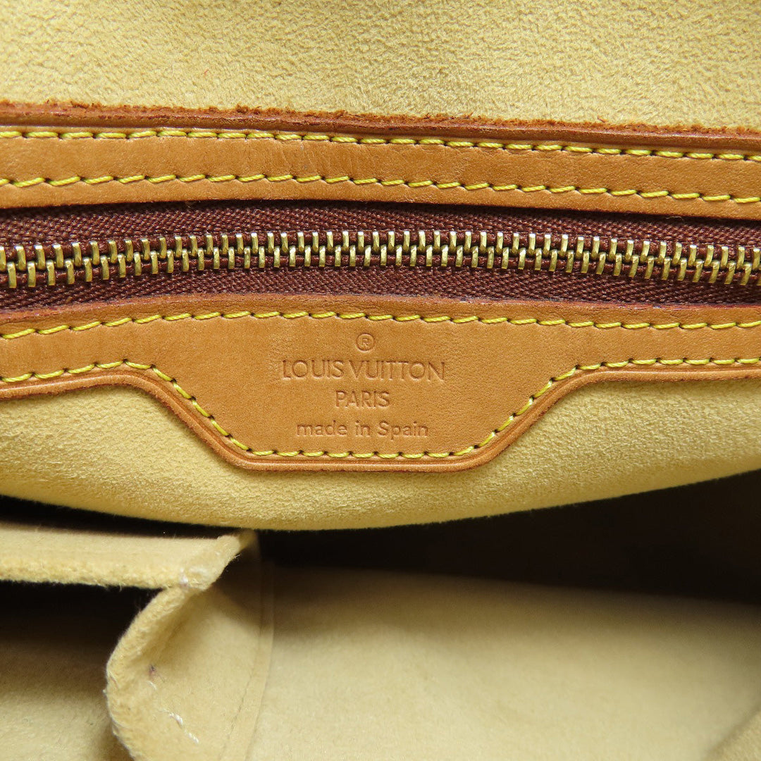 LOUIS VUITTON Tote Bag M51145 Monogram canvas Brown LoopingGM Women Used Authentic