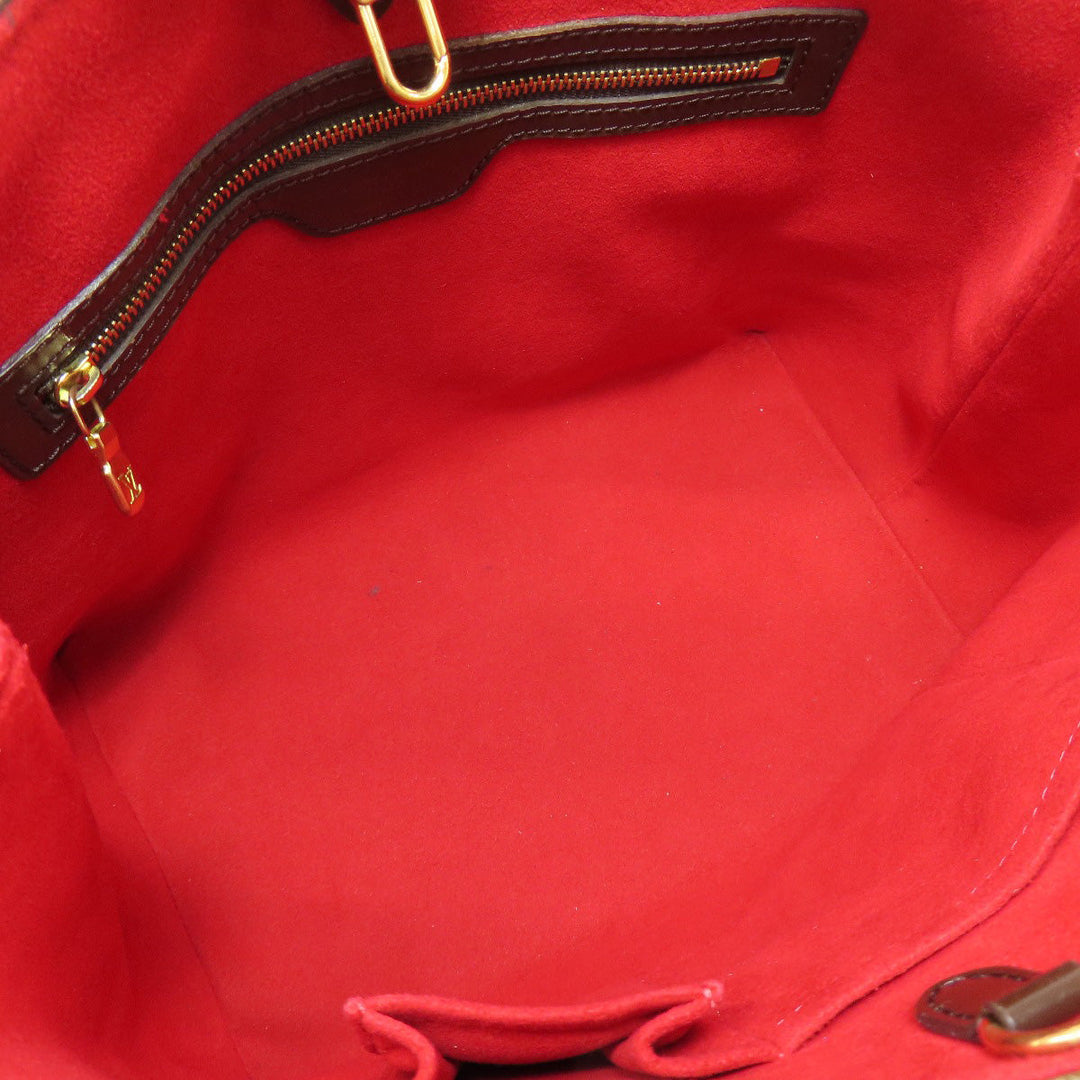 LOUIS VUITTON Tote Bag N51205 Damier canvas Brown HamsteadPM Women Used Authentic