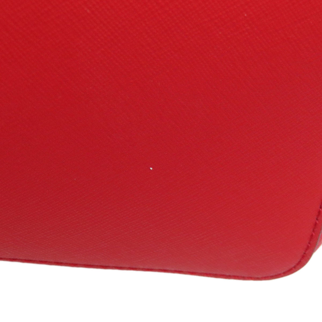 MICHAEL KORS Handbag PVC Red 2WAY Women Used Authentic