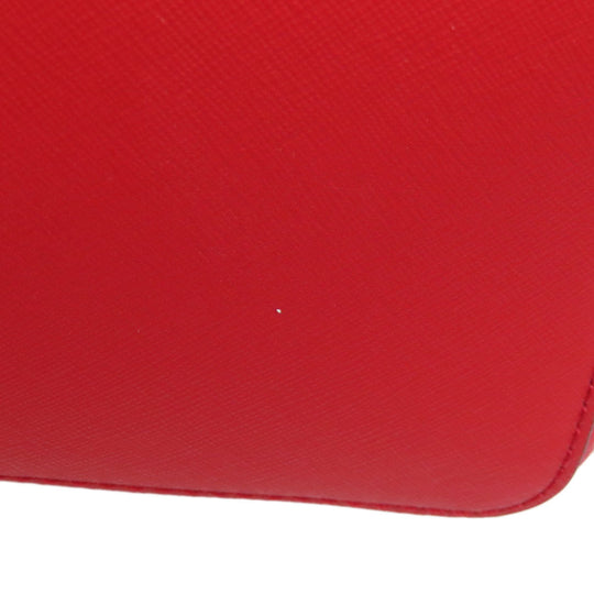 MICHAEL KORS Handbag PVC Red 2WAY Women Used Authentic