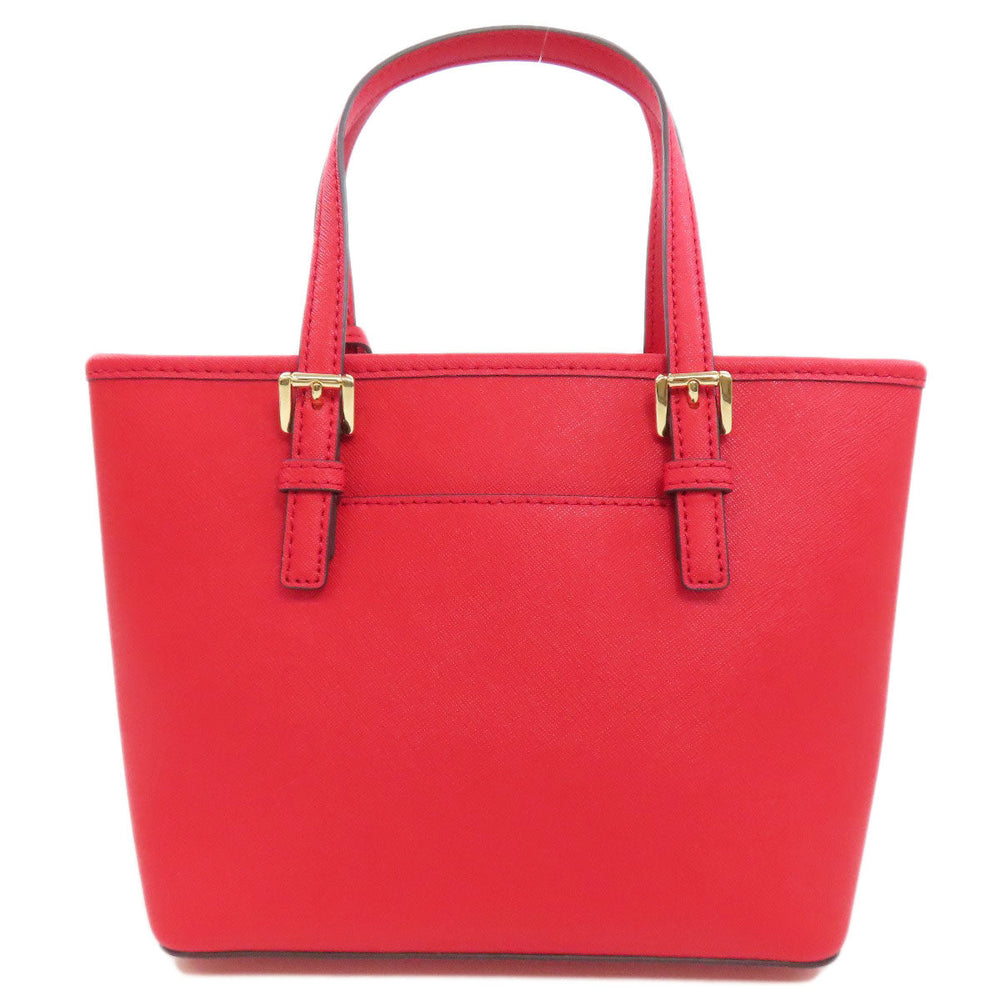 MICHAEL KORS Handbag PVC Red 2WAY Women Used Authentic