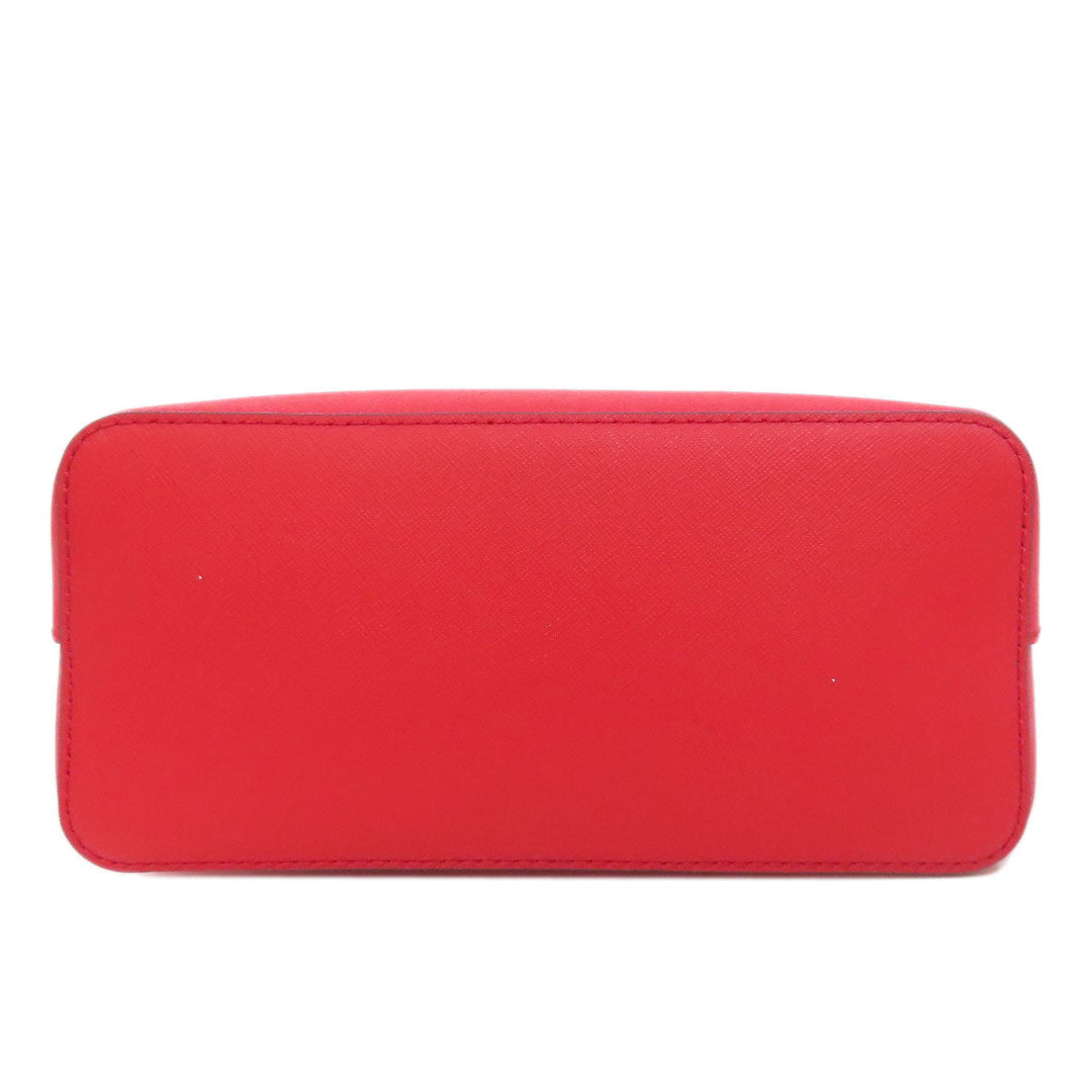 MICHAEL KORS Handbag PVC Red 2WAY Women Used Authentic