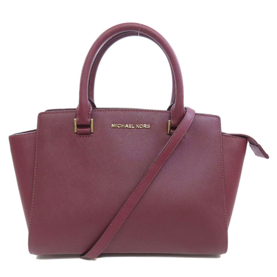 MICHAEL KORS Handbag PVC purple 2WAY Women Used Authentic